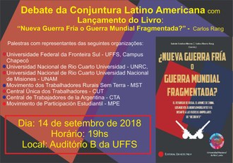 cartaz do evento com as informações