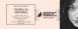 Imagem com as informações do Grupo de Estudos Teoria da História
