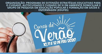 Imagem com o texto do I Curso de Verão de Oncologia