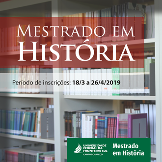 Imagem com as informações do mestrado