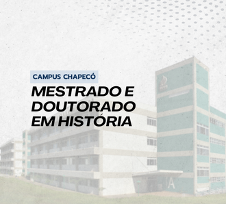 Mestrado e Doutorado em História - seletivo