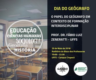 cartaz do evento com informações