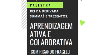 Imagem de parte do cartaz do evento, com informações escritas sobre o tema da palestra
