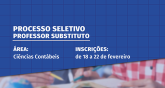 Imagem com as informações sobre o Processo Seletivo