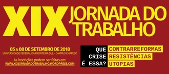 cartaz do evento com informações