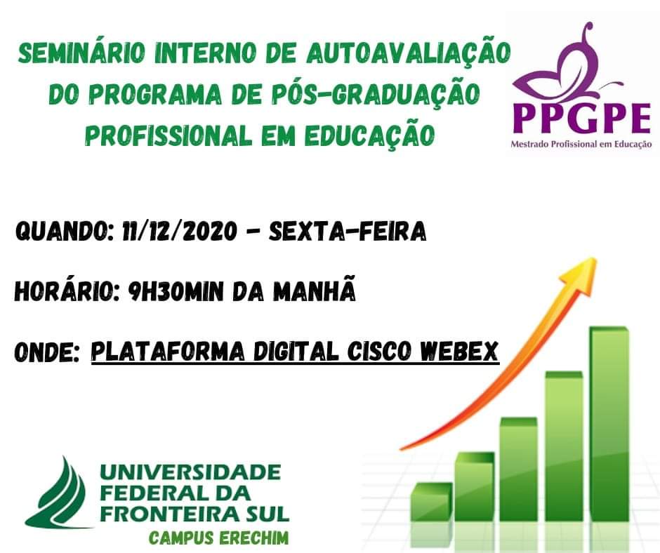 1 Banner Seminário Interno Autoavaliação PPGPE 2020