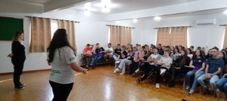 02062023 Mestrandas fazem palestra para alunos do ensino médio