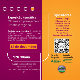 08122023 Egressos da UFFS apresentam propostas de planejamento urbano e regional para o Alto Uruguai