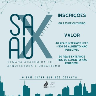 10102023 X Semana Acadêmica de Arquitetura e Urbanismo