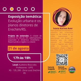 14082023 Evento discute a evolução urbana e os planos diretores de Erechim