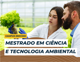 20102022 Mestrado em Ciência e Tecnologia Ambiental abre processo seletivo