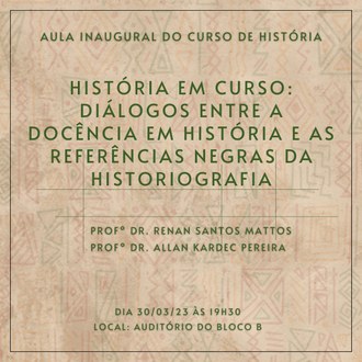28032023 Curso de História promove aula inaugural