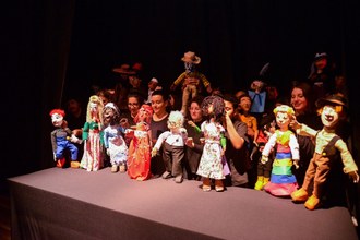 bonecos de mesa