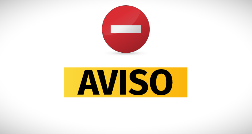 Destaque aviso site