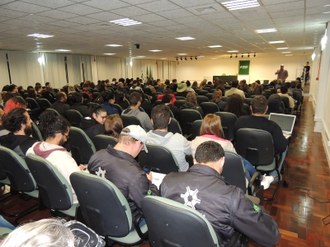 Palestra de abertura lotou o Auditório do Bloco B