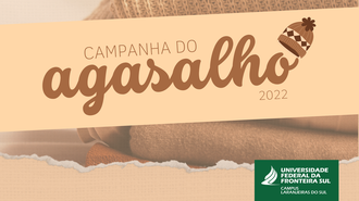 Ilustração informa: Campanha do agasalho 2022.