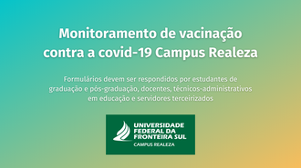 Cartaz sobre Monitoramento de Vacinação contra a Covid-19