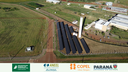 11072023 - Instalação da usina faz parte do projeto de eficiência energética aprovado por meio do termo de cooperação técnica com a Copel