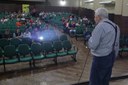 13062018 - Na abertura do evento, Chassot apresentou várias considerações sobre seu livro “Das Disciplinas à Indisciplina” (Ariel Tavares/UFFS)
