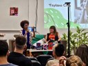 22112024 - Debate sobre literatura foi a escritora e jornalista sergipana Taylane Cruz