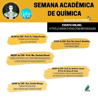 Cartaz VI Encontro Acadêmico em Química Geral