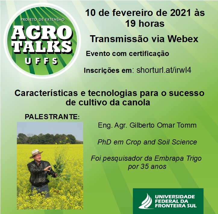 Agro Talks UFFS - 10/02