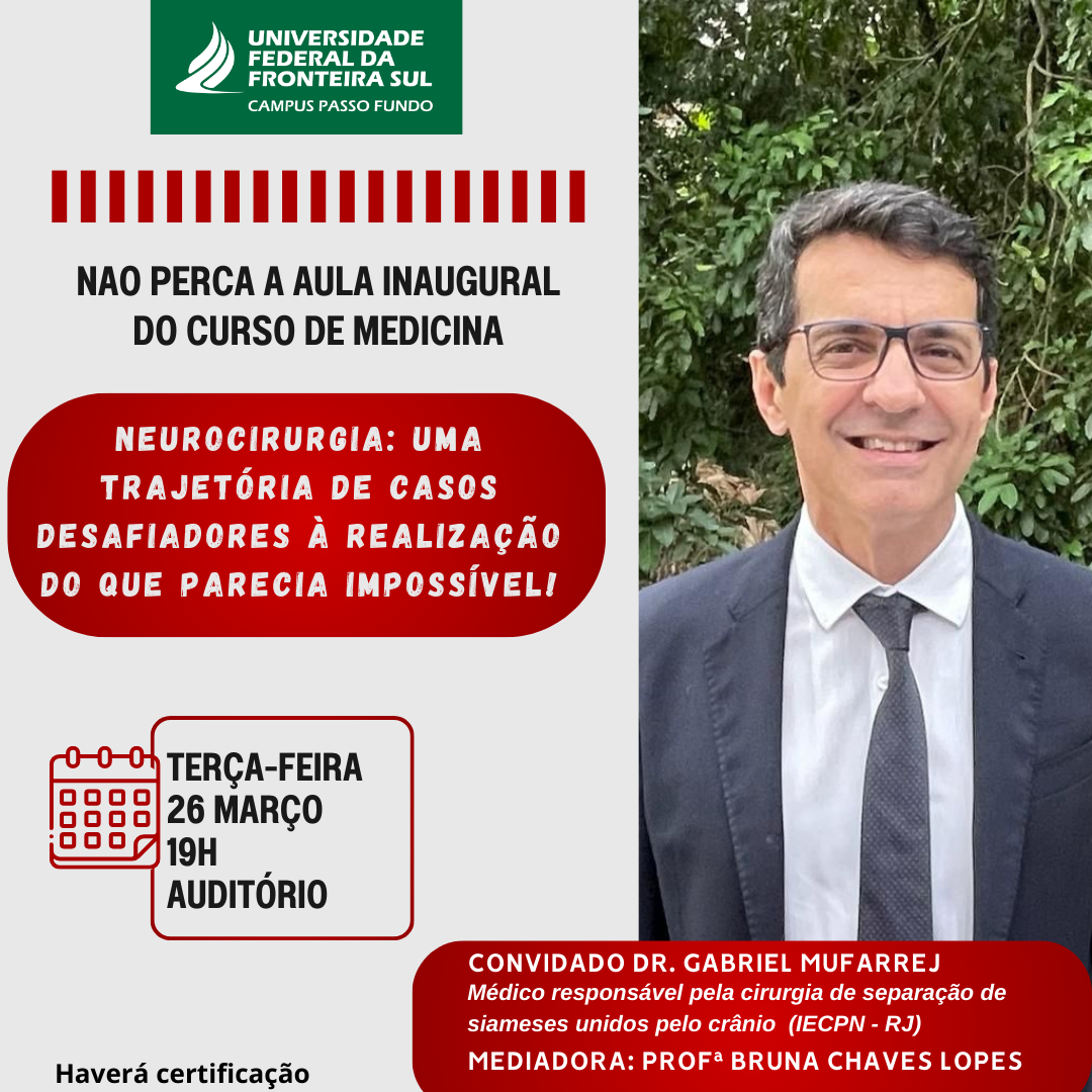 Aula Inaugural do Curso de Medicina