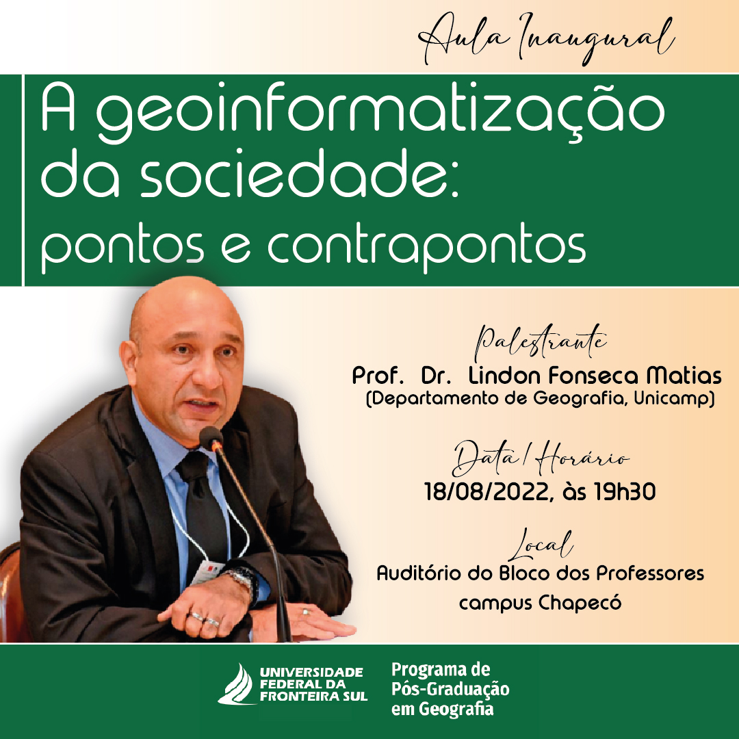 Aula inaugural do PPGGEO 2022-2