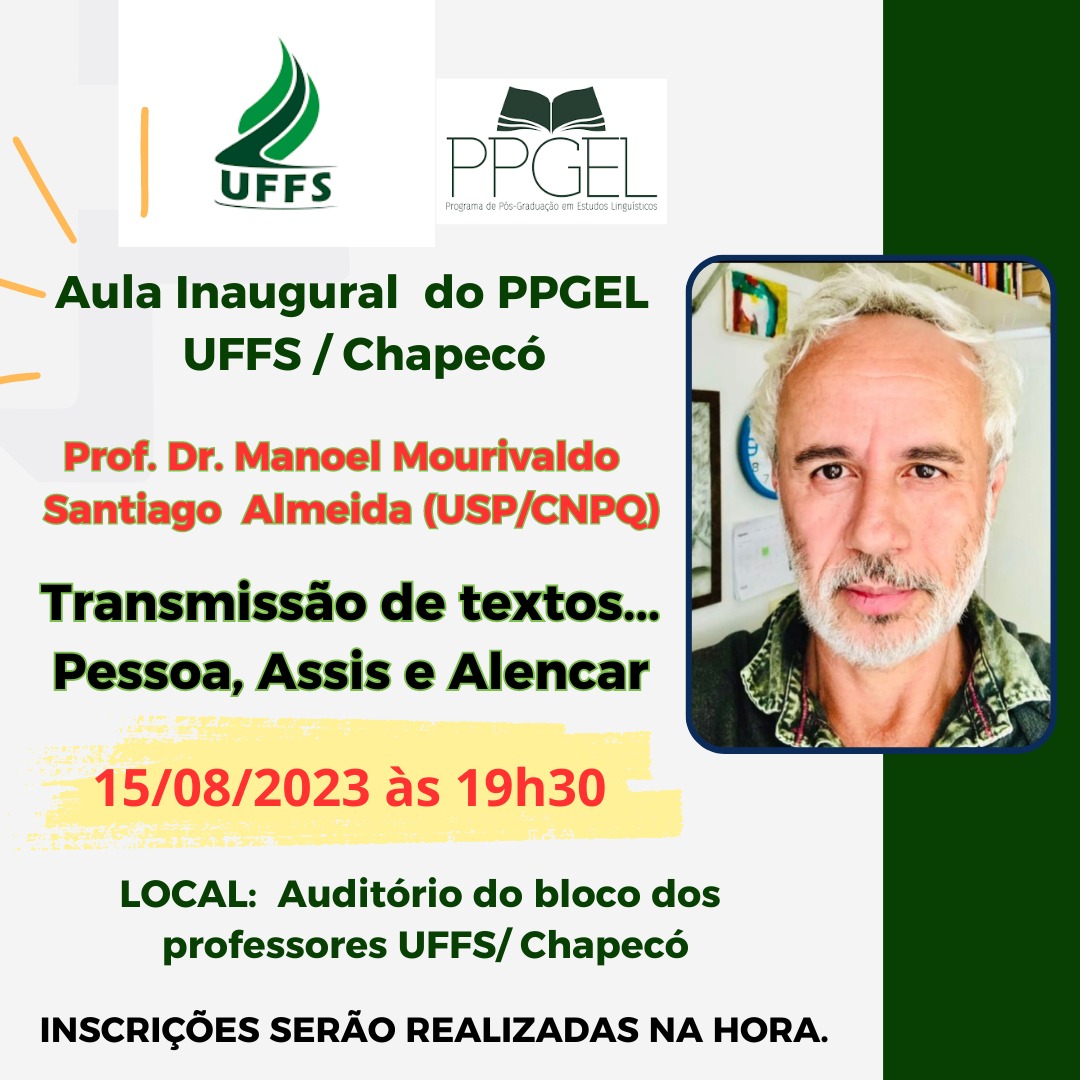 Aula Magna do Programa de Pós-Graduação em Estudos Linguísticos (PPGEL)