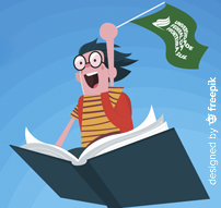 Cartaz com informações sobre a Semana Nacioanl do Livro e da Biblioteca