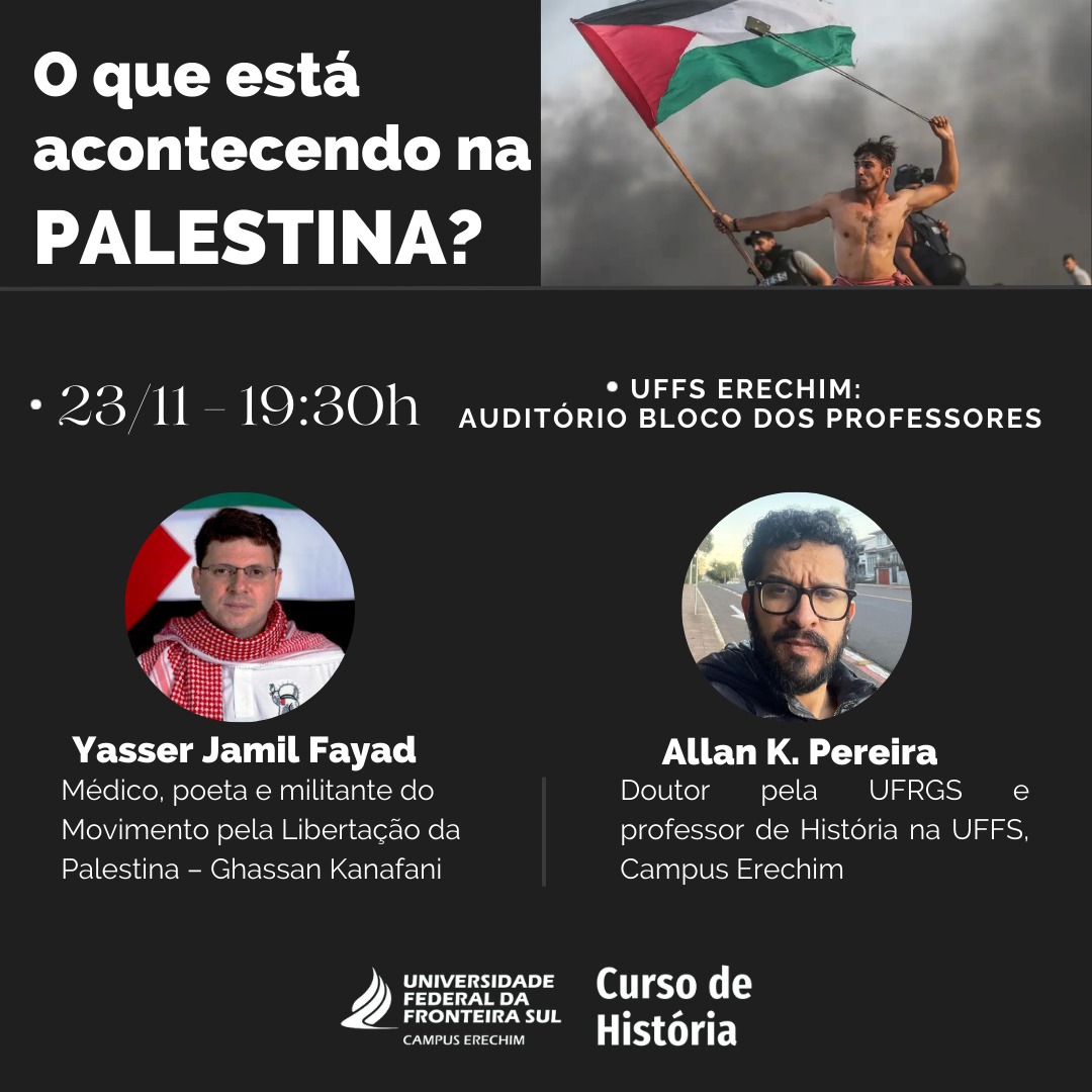 Colonização e ocupação do território Palestino
