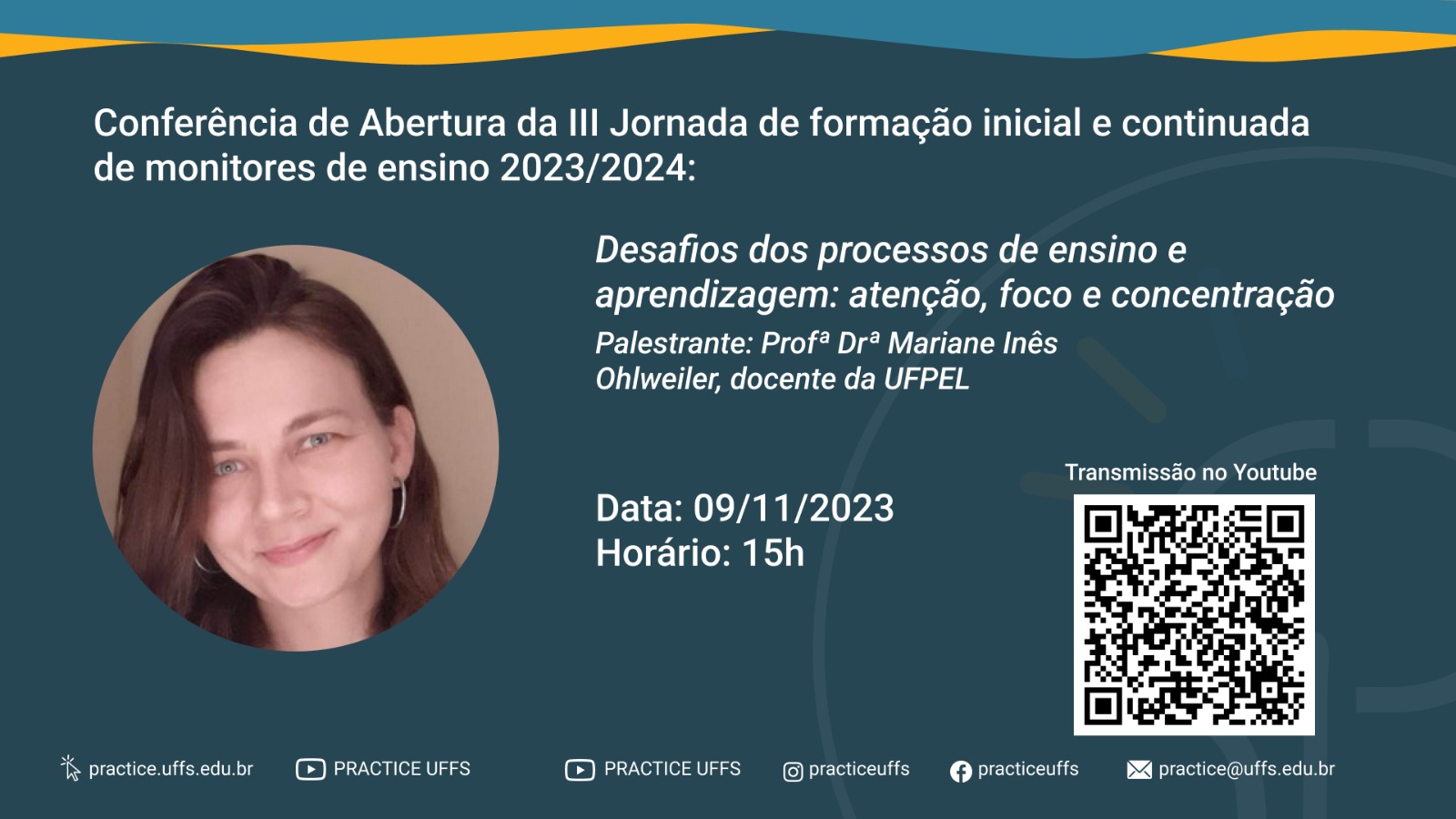 Conferência de abertura da III Jornada de formação inicial e continuada de monitores de ensino 2023/2024