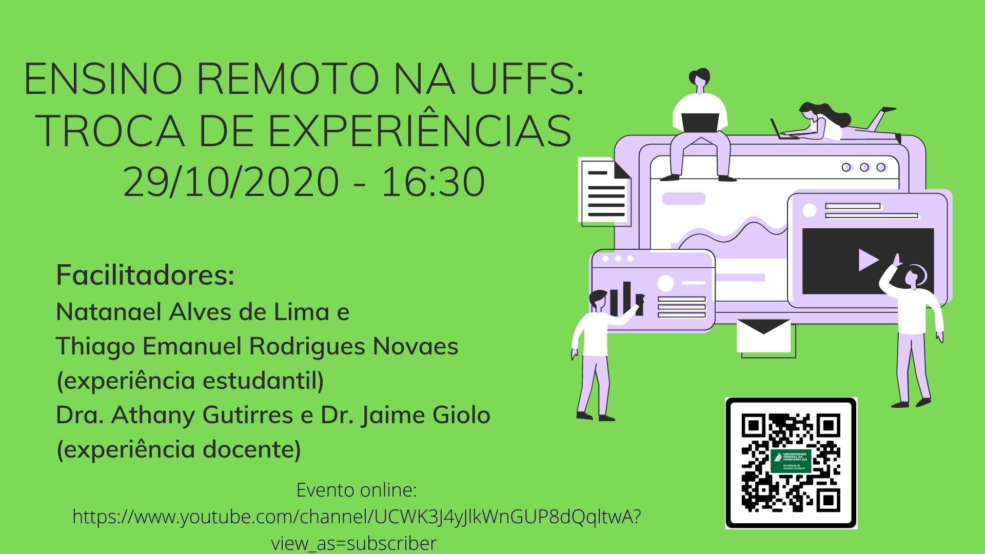 Ensino Remoto na UFFS: Troca de experiências