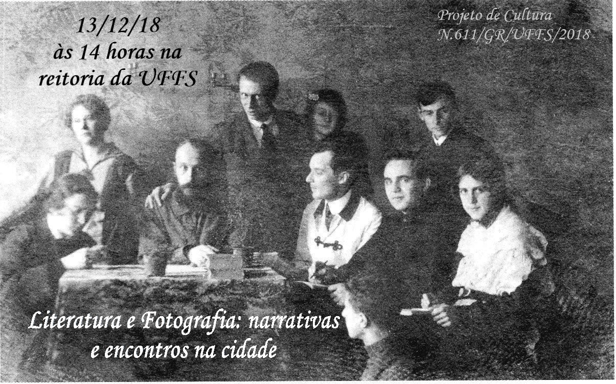 Informações sobre evento com imagem de grupo de pessoas