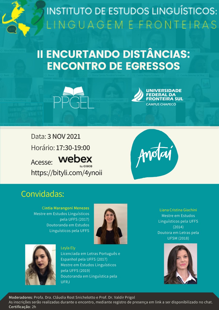II ENCURTANDO DISTÂNCIAS: ENCONTRO DE EGRESSOS