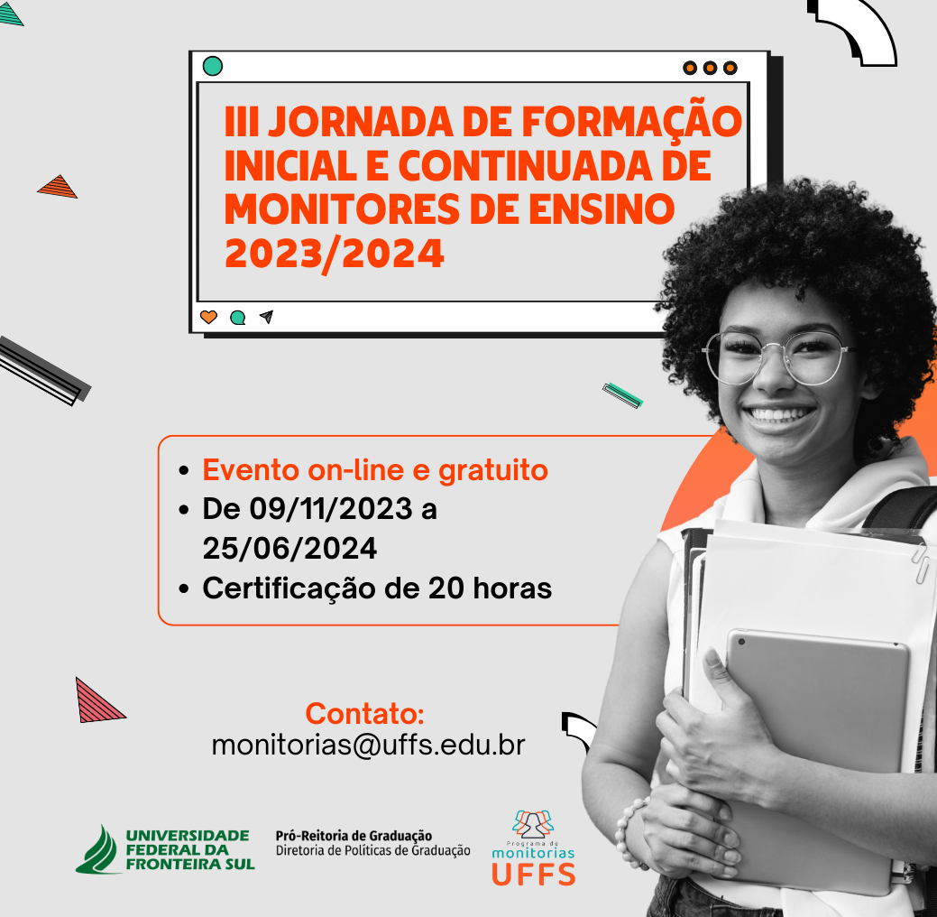 III Jornada de formação inicial e continuada de monitores de ensino 2023/2024 Contribuições de diferentes aplicativos e possibilidades de utilização em contextos de ensino aprendizagem