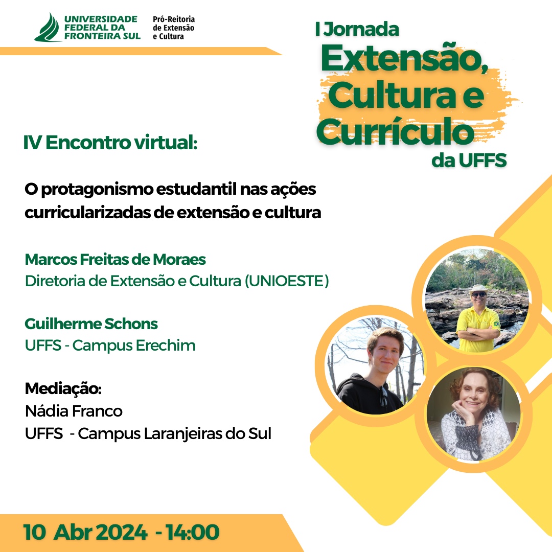 Jornada Extensão, Cultura e Currículo da UFFS