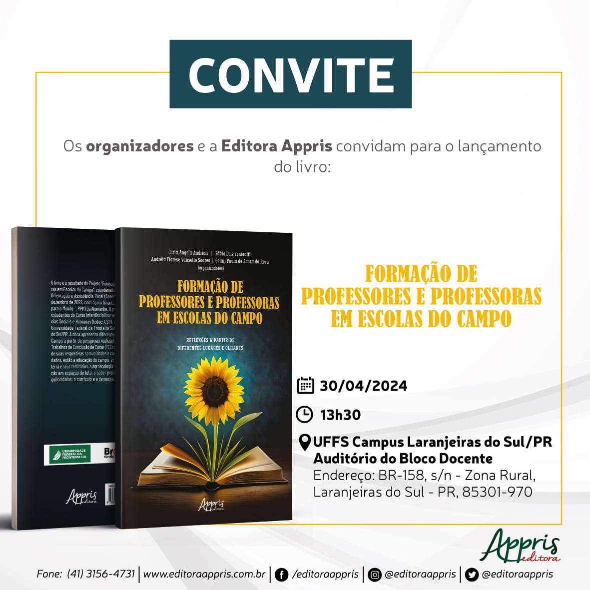 Lançamento de livro