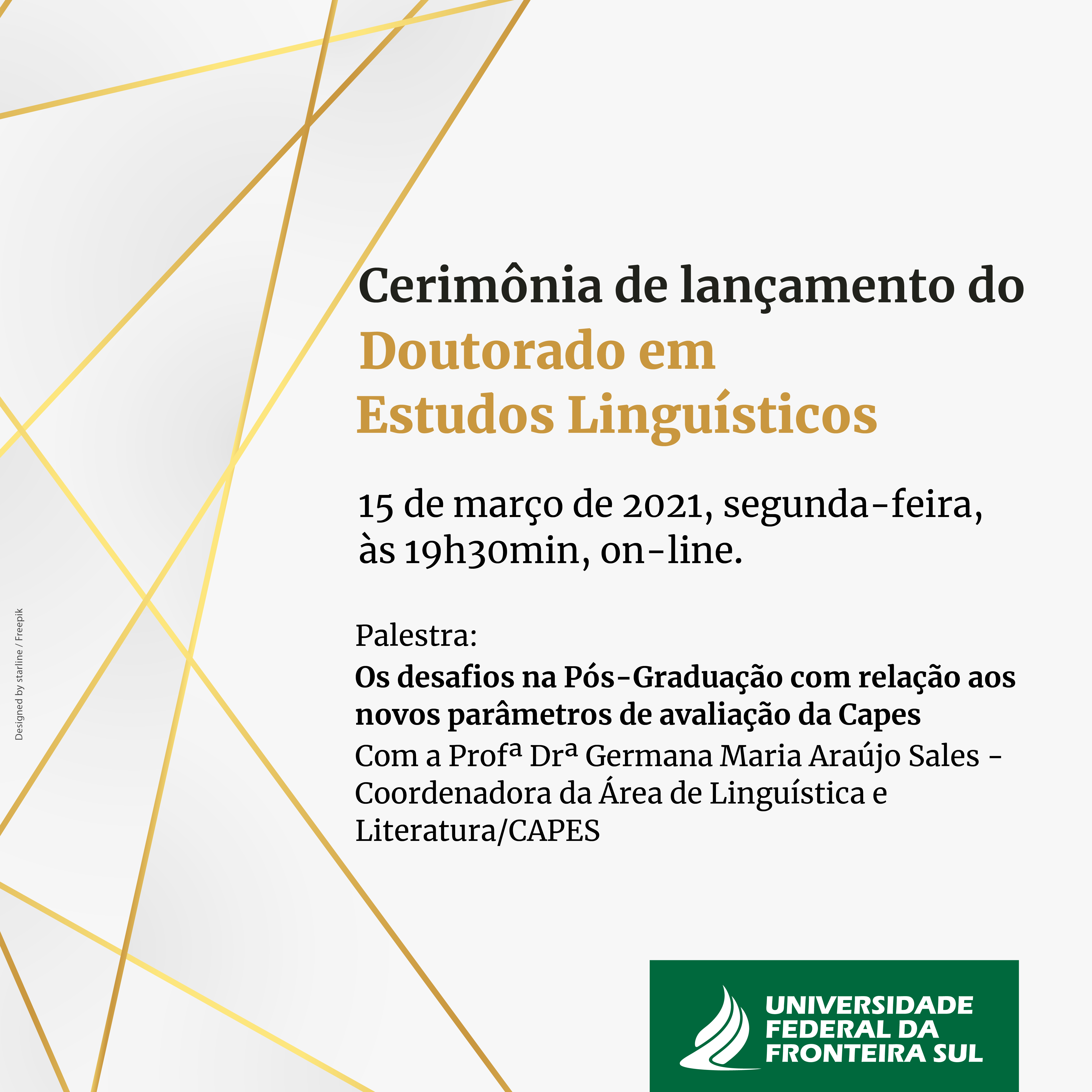 Lançamento do doutorado em Estudos Linguísticos