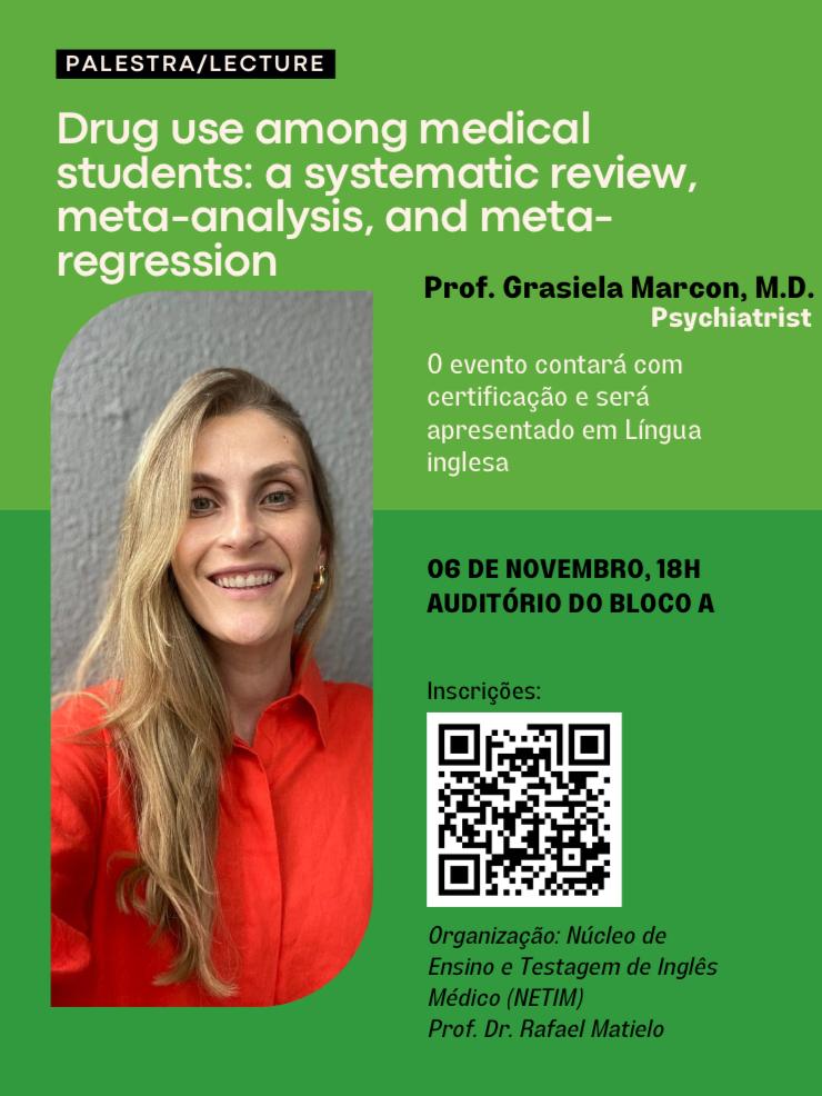 Lecture: "Drug use among medical students: a systematic review, meta-analysis, and meta-regression"