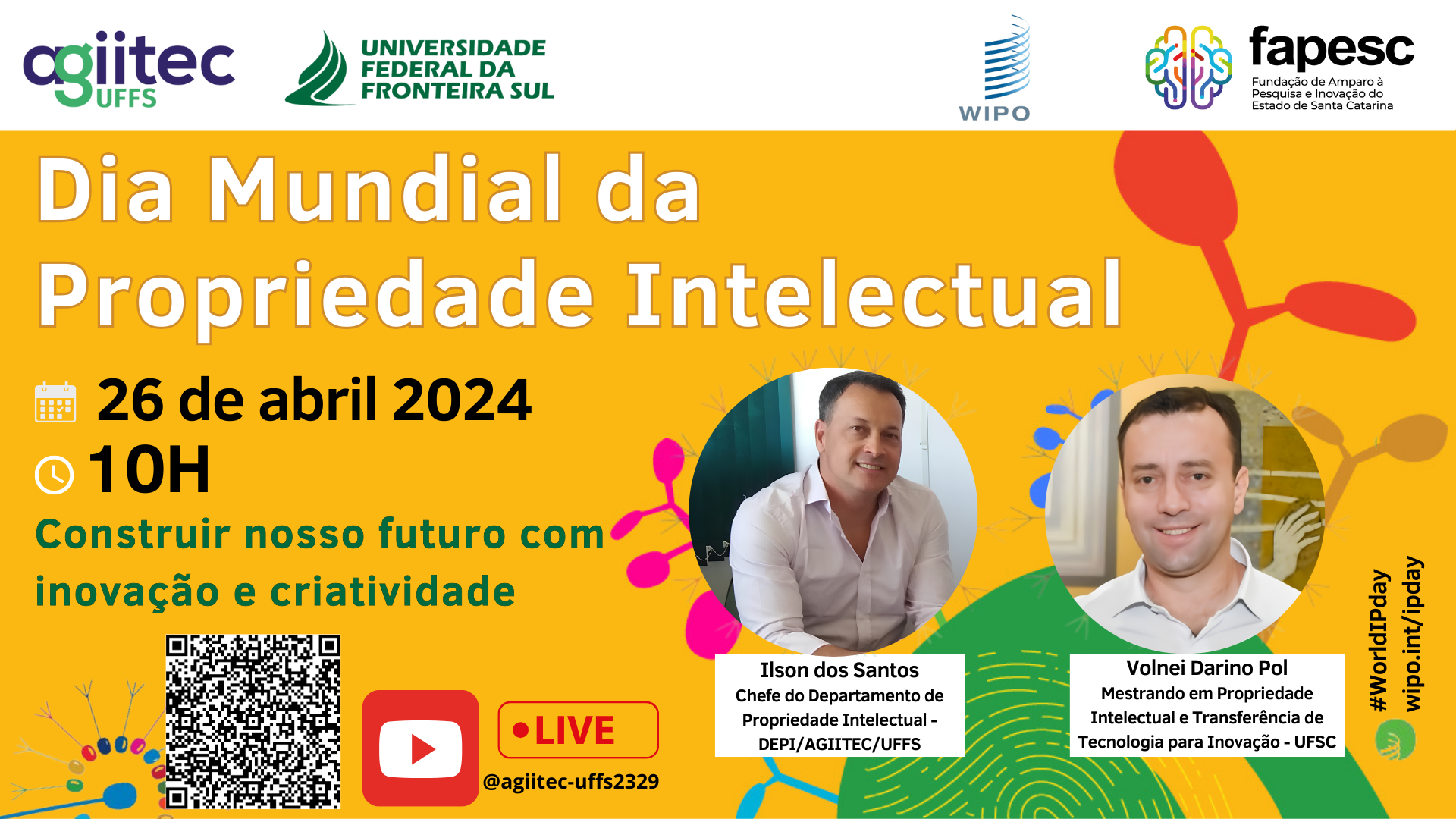 LIVE: Dia Mundial da Propriedade Intelectual