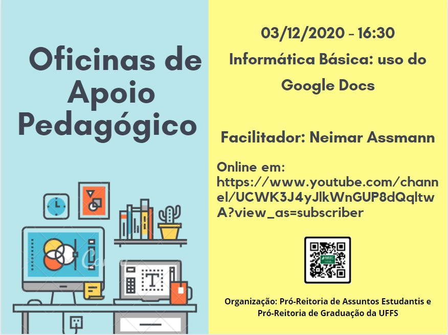 Oficina de Apoio Pedagógico: Informática básica: uso do Google Docs.