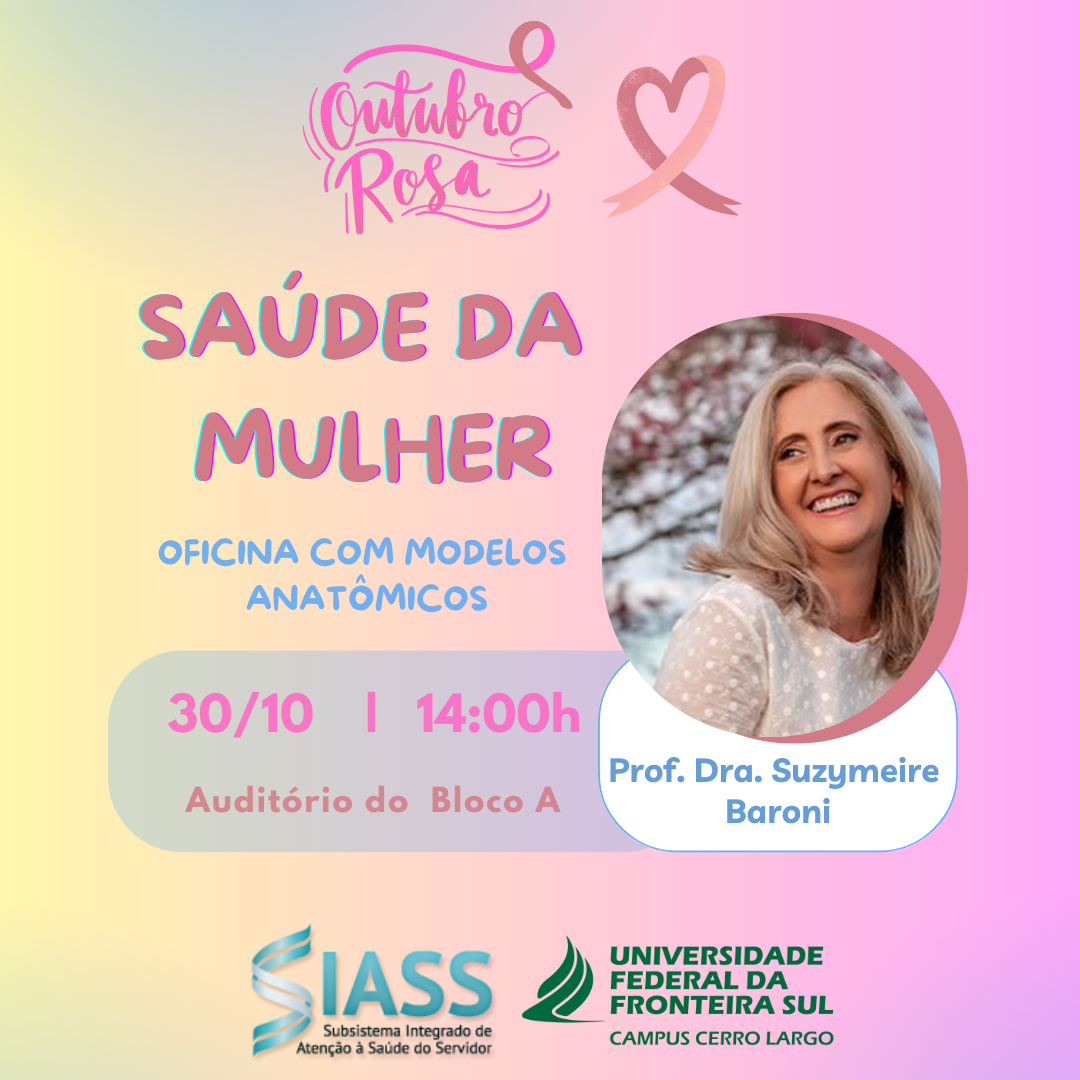 Oficina: Saúde da Mulher - outubro rosa