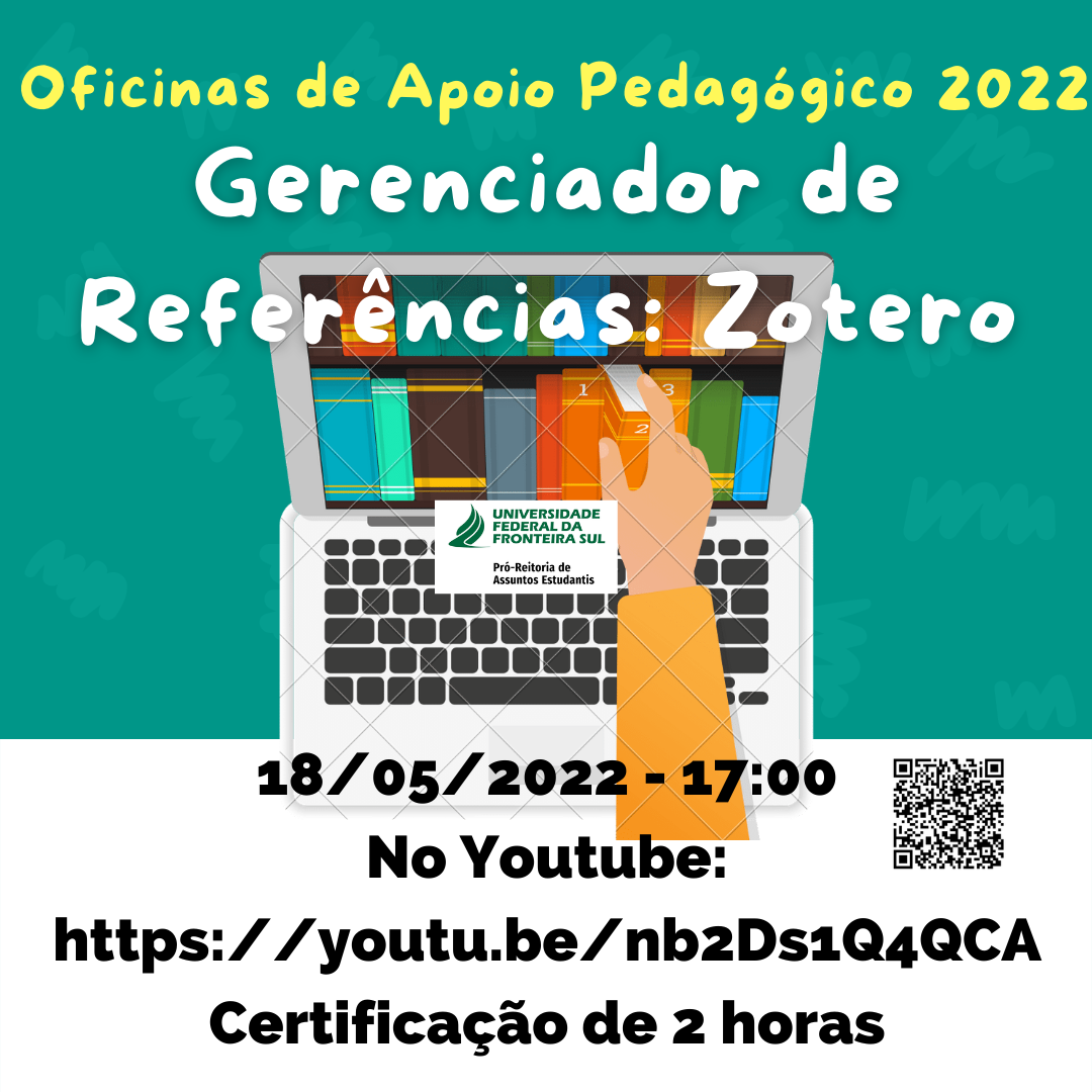 Oficinas de Apoio Pedagógico: Gerenciador de Referências: Zotero