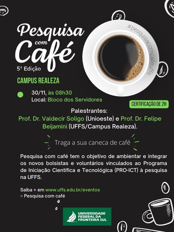 Pesquisa com café 5ª edição - Realeza