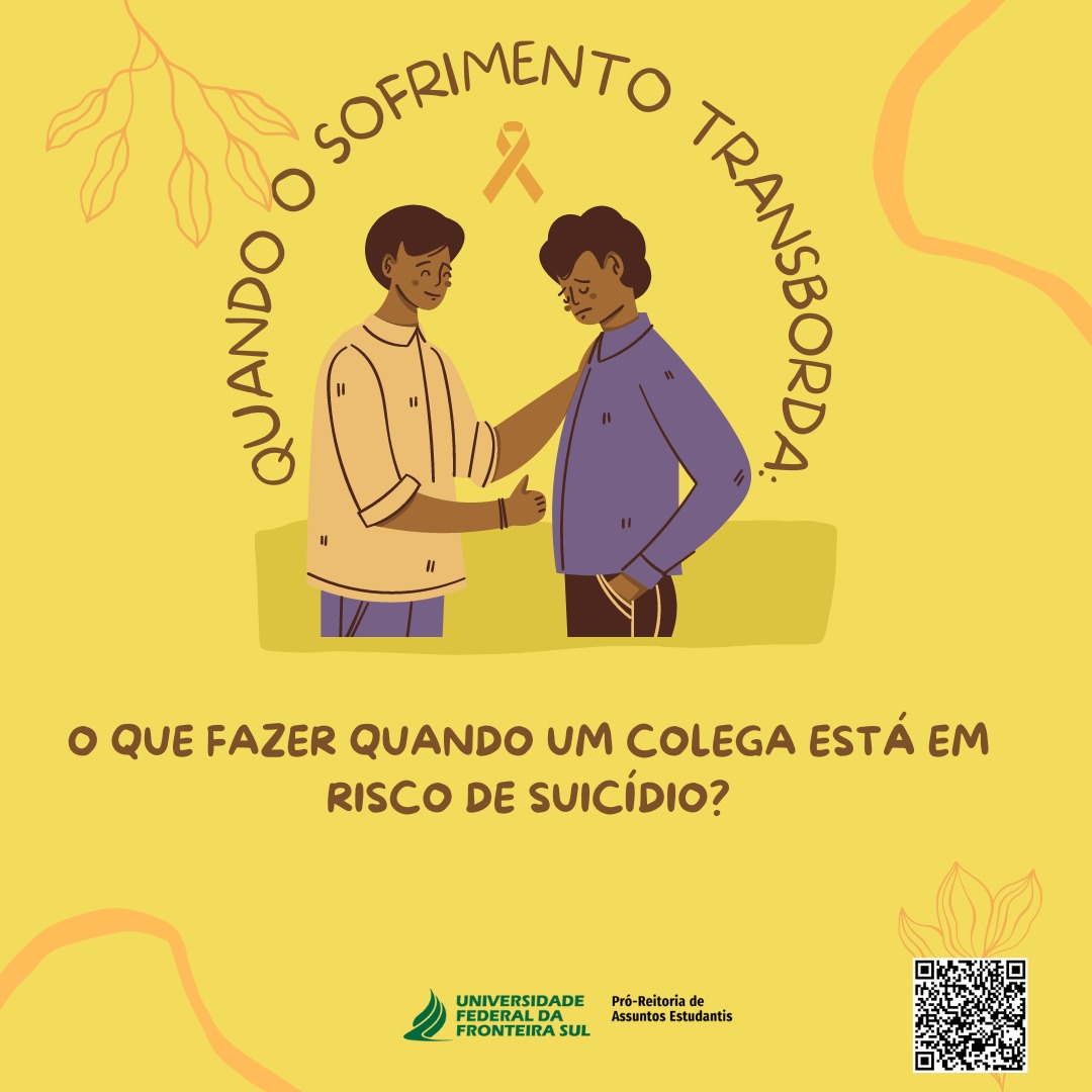 Quando o sofrimento transborda: o que fazer quando um colega está em risco de suicídio?