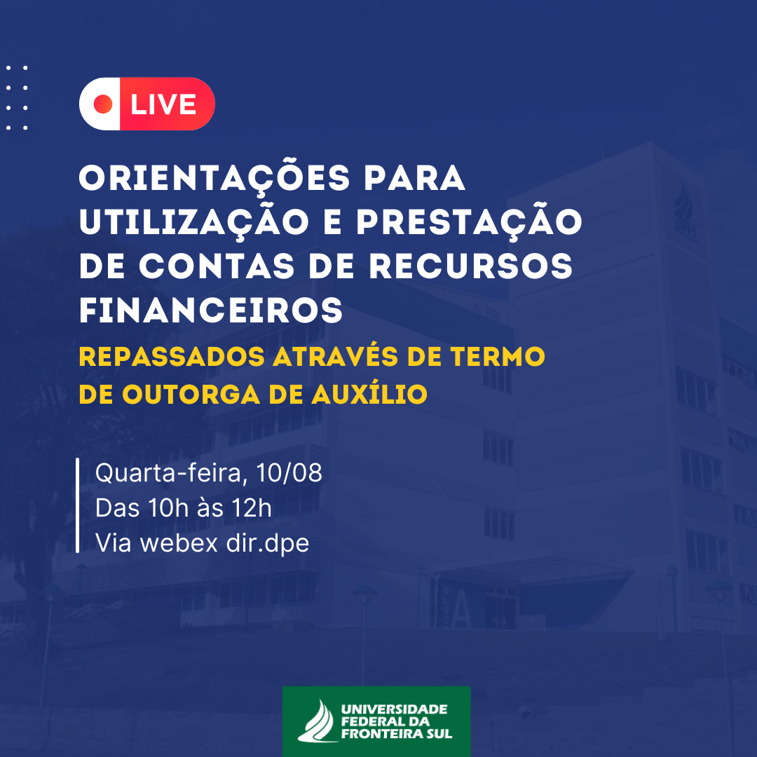 Reunião de orientação, quanto à utilização e prestação de contas