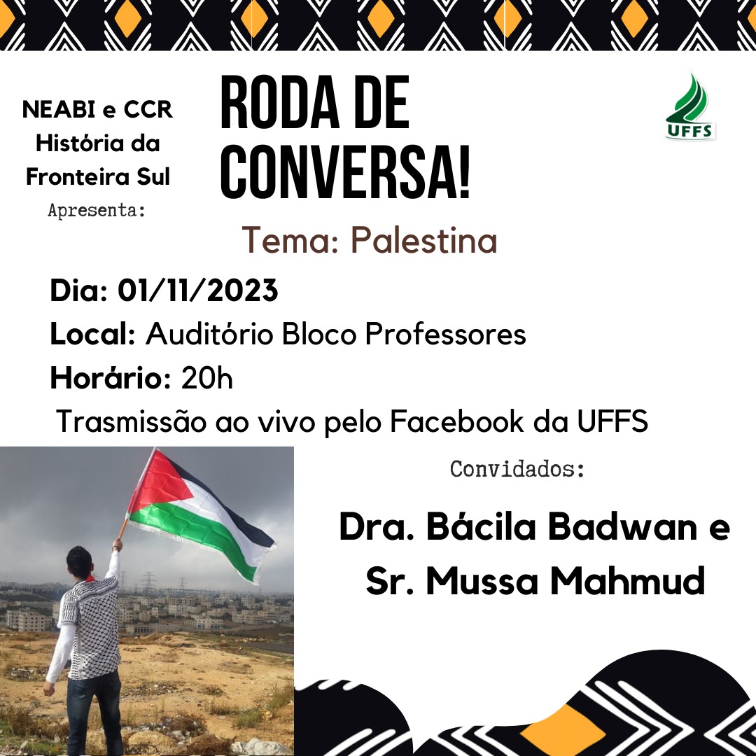RODA DE CONVERSA: PALESTINA