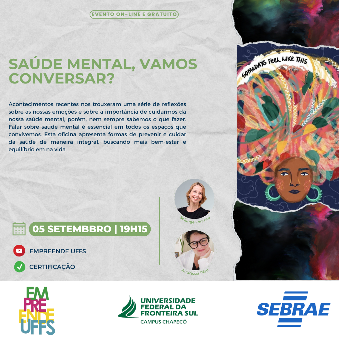 Saúde mental, vamos conversar?