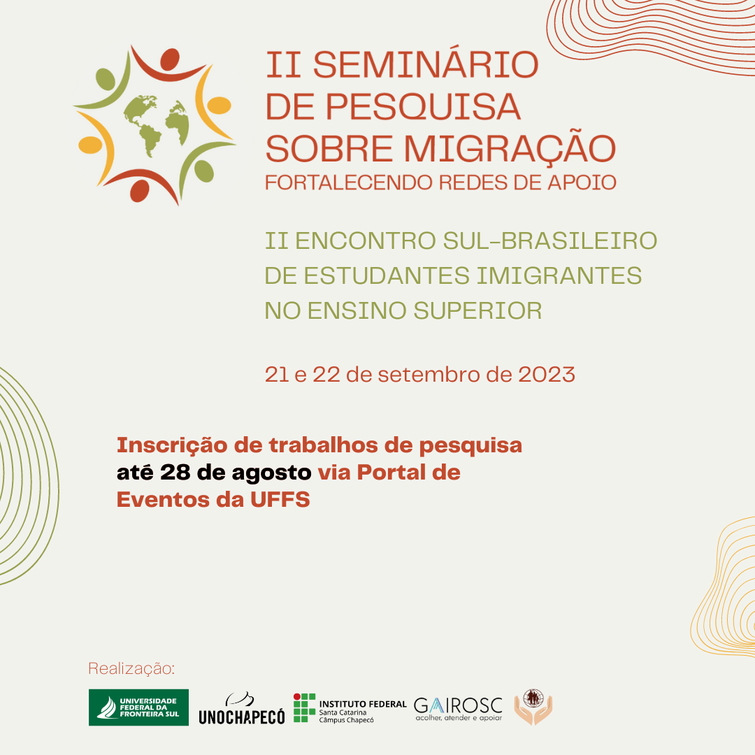 Segundo Seminário de Pesquisa Sobre Migração